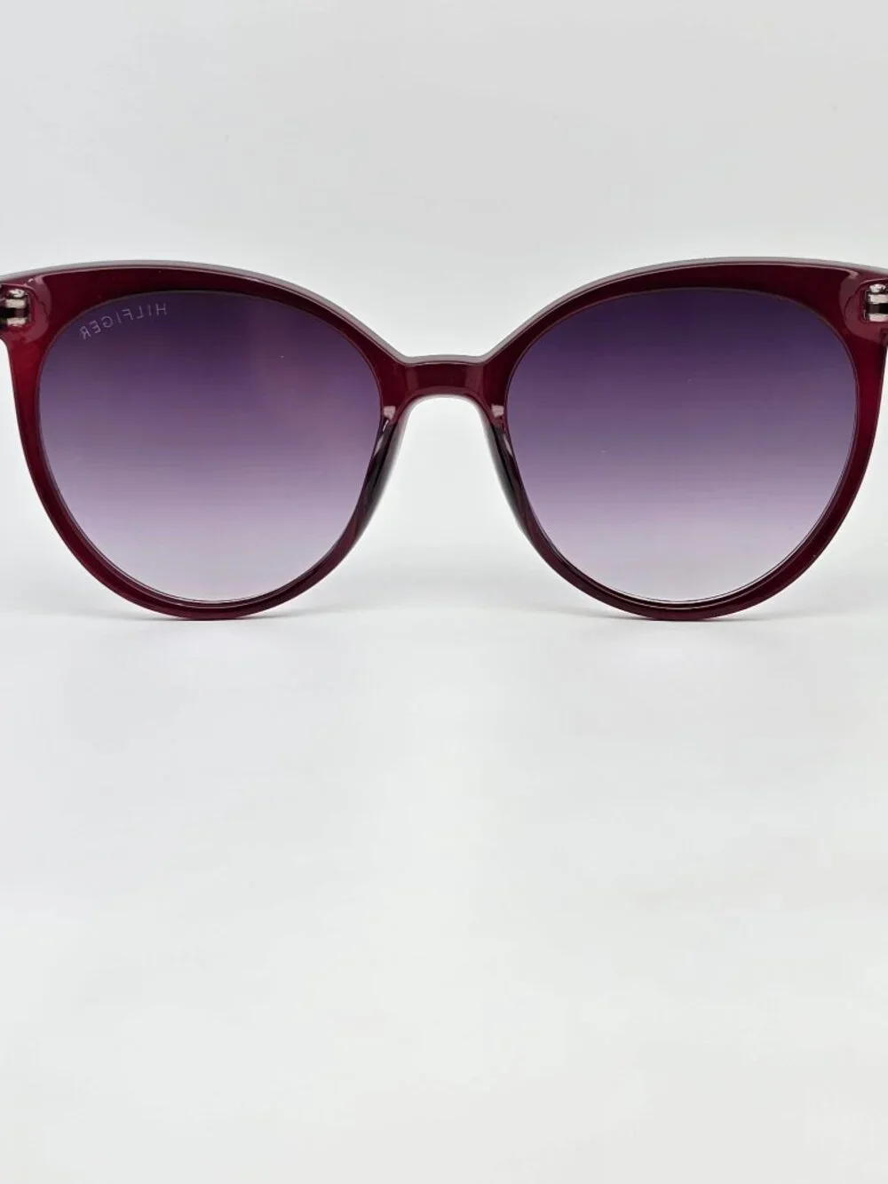 Tommy Hilfiger Lyla WP OL574 Red Frame Smoke Gradient Lens Cat Eye Sunglasses